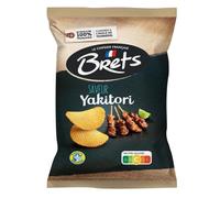 BRETS - Chips saveur Yakitori - Sans Colorants · Cuisinées à l'Huile de Tournesol · Pommes de Terre 100% Françaises · Le Japon s'Invite à Votre Apéritif - le paquet de 125g - Le Lot De 4