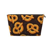 Bretzel de Dessin animé, Trousse de Maquillage Trousse à cosmétiques Trousse de Toilette de Voyage Portable Pochette de Toilette