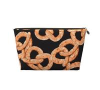 Bretzel Frais, Trousse de Maquillage Trousse à cosmétiques Trousse de Toilette de Voyage Portable Pochette de Toilette