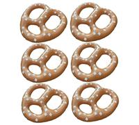 Bretzel gonflable 15 pouces, 6 pièces, ballons à thème alimentaire amusant, Oktoberfest, mignons ballons en PVC pour cadeaux de fête, décorations