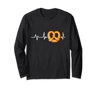 Bretzel Rythme Cardiaque ECG Ligne Pouls Boulanger Manche Longue