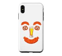 Bretzel Wurst Saucisse Sourire Drôle Oktoberfest Wurst Coque pour iPhone XS Max