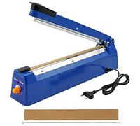 BREUAILY Machine à sceller à chaud 300 mm Impulse Heat Bag Sealer 220 V Scelleuse de sacs en plastique portable pour PE/PP/PVC/Mylar /papier kraft / sacs en plastique