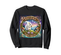 Brevard, Caroline du Nord NC Fantasy Écureuil Blanc Sweatshirt