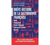 Brève histoire de la gastronomie française De la table des rois aux chefs d'aujourd'hui - Béatrix de L'Aulnoit - Eyrolles - Poche - Essai