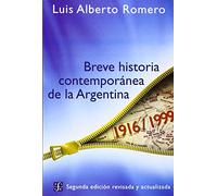 Breve Historia Contemporanea De Argentina