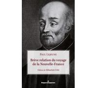 Brève relation du voyage de la Nouvelle-France - Paul Lejeune - Hermann - broché - Essai