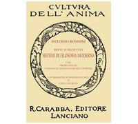 Breve schizzo dei sistemi di filosofia moderna e del proprio sistema e dialogo su la vera natura del conoscere