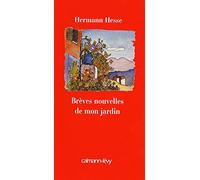 Brèves nouvelles de mon jardin