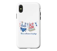 Brevet 2026 Vacances on se Retrouve à la Plage Félicitation Coque pour iPhone X/XS