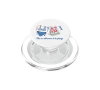 Brevet 2026 Vacances on se Retrouve à la Plage Félicitation PopSockets PopGrip pour MagSafe