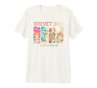 Brevet 2026 Vacances Plages Mode on Félicitation Mention T-Shirt Haut de Gamme