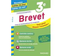 Brevet 3e - Nouveau Cahier du jour Cahier du soir Conçu et recommandé par les enseignants - Florence Randanne - Magnard - broché - Scolaire / Universitaire