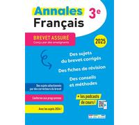 Annales Brevet Français 3e