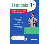 Brevet assuré - Français - 3e Conçu par des enseignants - Collectif - Rue Des Ecoles - broché - Scolaire / Universitaire