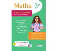 Brevet assuré - Maths 3e Collectif rue des écoles (Auteur)