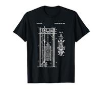 Brevet d'ascenseur Vintage Engineering Blueprint Mechanic Humour T-Shirt