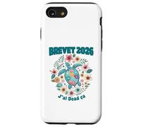 Brevet des collèges Réussi 2026 Style Tropical Tortue Coque pour iPhone SE (2020) / 7/8