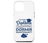 Brevet Humour Dodo Étudiant Bac Bachelier J’AI Mon Diplôme Coque pour iPhone 12 Pro Max