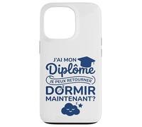 Brevet Humour Dodo Étudiant Bac Bachelier J’AI Mon Diplôme Coque pour iPhone 13 Pro