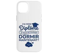 Brevet Humour Dodo Étudiant Bac Bachelier J’AI Mon Diplôme Coque pour iPhone 14 Plus