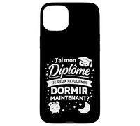 Brevet Humour Dodo Étudiant Bac Bachelier J’AI Mon Diplôme Coque pour iPhone 15 Plus
