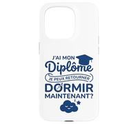 Brevet Humour Dodo Étudiant Bac Bachelier J’AI Mon Diplôme Coque pour iPhone 15 Pro