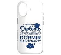 Brevet Humour Dodo Étudiant Bac Bachelier J’AI Mon Diplôme Coque pour iPhone 17