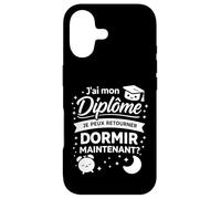Brevet Humour Dodo Étudiant Bac Bachelier J’AI Mon Diplôme Coque pour iPhone 17