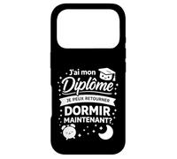 Brevet Humour Dodo Étudiant Bac Bachelier J’AI Mon Diplôme Coque pour iPhone 17 Pro
