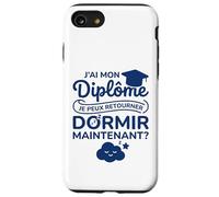 Brevet Humour Dodo Étudiant Bac Bachelier J’AI Mon Diplôme Coque pour iPhone SE (2020) / 7/8