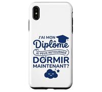 Brevet Humour Dodo Étudiant Bac Bachelier J’AI Mon Diplôme Coque pour iPhone XS Max