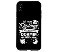 Brevet Humour Dodo Étudiant Bac Bachelier J’AI Mon Diplôme Coque pour iPhone XS Max