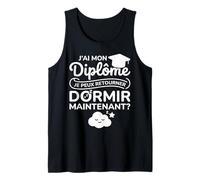 Brevet Humour Dodo Étudiant Bac Bachelier J’AI Mon Diplôme Débardeur