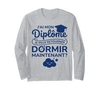 Brevet Humour Dodo Étudiant Bac Bachelier J’AI Mon Diplôme Manche Longue