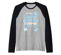 Brevet Humour Dodo Étudiant Bac Bachelier J’AI Mon Diplôme Manche Raglan