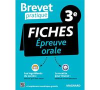 Brevet Pratique Fiches Épreuve orale 3e Brevet 2025: L'essentiel pour réussir l'épreuve orale en 38 fiches efficaces