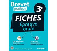 Brevet Pratique Fiches Épreuve orale 3e Brevet 2025: L'essentiel pour réussir l'épreuve orale en 38 fiches efficaces