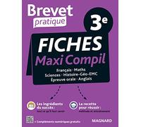 Brevet Pratique Maxi-Compil de fiches la totale 3e Brevet 2026: Toutes les disciplines de l'épreuve et du contrôle continu pour réussir le Brevet