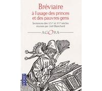Bréviaire À L'usage Des Princes Et Des Pauvres Gens - Sentences Des Xive Et Xv Siècles