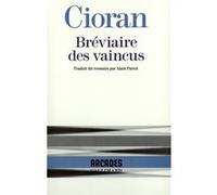 Emil Cioran – Bréviaire des vaincus – Broché – Gallimard