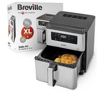Breville Halo Friteuse sans huile - Four friteuse sans huile numérique 9 l - Puissance de 1 700 W pour des résultats rapides - 50 % plus éconergétique [VDF131X] - Prise UE, Black