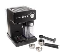 Breville Prima Latte Machine à Espresso One-Touch | Mousseur de Lait Automatique | Machine à Café pour CappuccinosLattés & Plus | Pompe Italienne 15 Bars | Noir | VCF183X