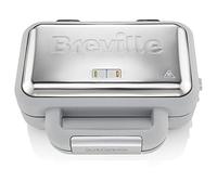 Breville VST072X Machine à gaufres, Gris/Argent