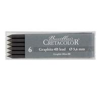 Brevillier Cretacolor artiste graphite Mine, 5,6 mm, 4B, 6 pièces