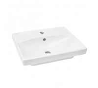 Brevis Lavabo suspendu avec trou pour robinetterie au milieu, 50,5x40x14cm (SATBRE5040S)