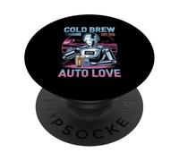 Brew Hot Sun Auto Love Style Robot PopSockets PopGrip Adhésif