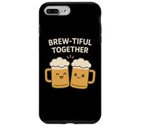 Brew-Tiful Together Beer Mugs - Craft Beer Drinking Pun Coque pour iPhone 7 Plus/8 Plus
