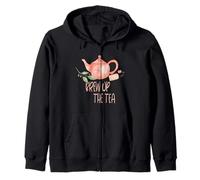 Brew Up The Tea Design Jolie théière pour buveurs de thé Sweat à Capuche