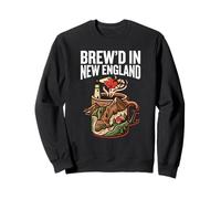 Brewd in New England Pride Culture Life Coffee Vibes Sweatshirt